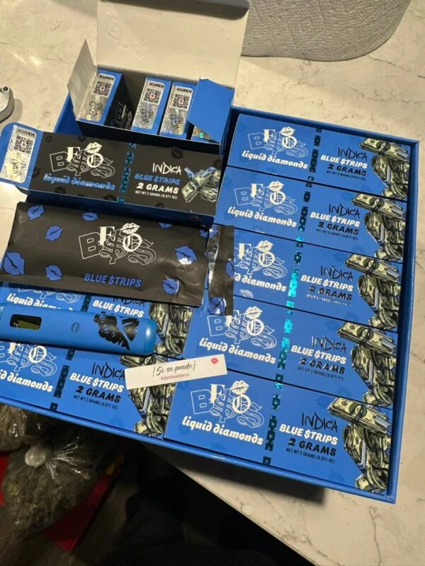 BESOS BLUE STRIPS 2G besos disposable with premium Blue Strips flavor and smooth 2G performance