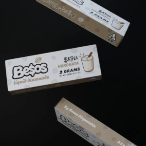 Besos Horchata 2g Disposable Vape Sativa Flavor authentic Besos disposable with smooth horchata taste and premium 2g vape
