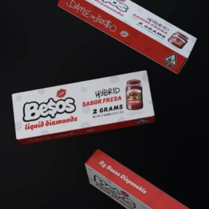Besos Sabor Fresa 2g Disposable Vape | Hybrid – Authentic Besos 2g Disposable with Sweet Strawberry Flavor