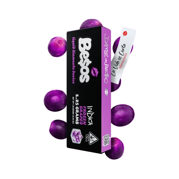 BESOS FROZEN GRAPES DISPOSABLE premium Besos disposable with icy grape flavor and smooth 2G performance