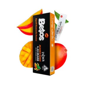 BESOS MANGO KUSH DISPOSABLE premium Besos disposable with tropical mango flavor and smooth 2G design