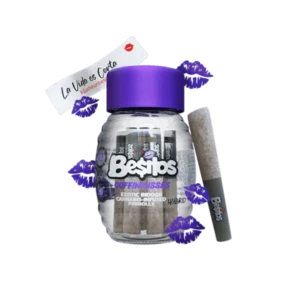 BESOS COFFIN KISSES PREROLL authentic premium preroll in sealed fresh packaging