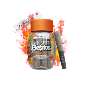 BESOS FUEGO OG PREROLL authentic premium preroll with fresh sealed packaging