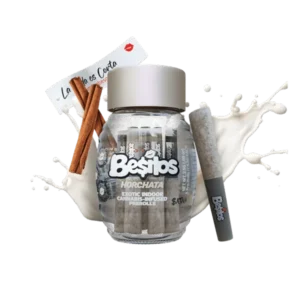 BESOS HORCHATA PREROLL authentic premium horchata flavor preroll with fresh sealed packaging